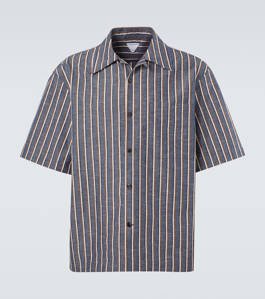Bottega Veneta Striped bowling shirt
