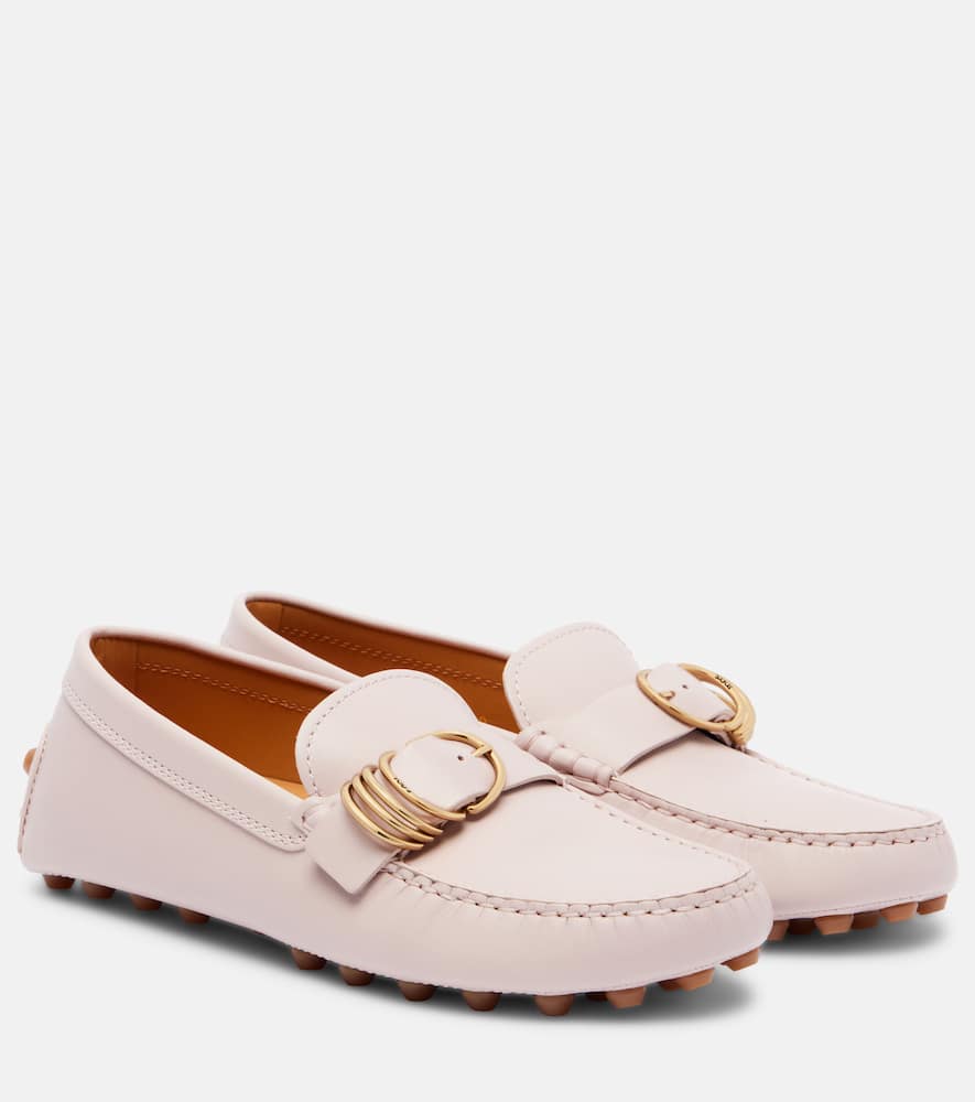 Gommino Macro leather driving shoes