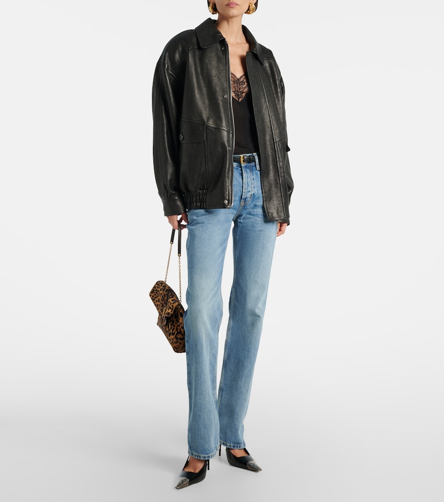  Saint Laurent Saint Laurent Mid-rise Bootcut Jeans 
