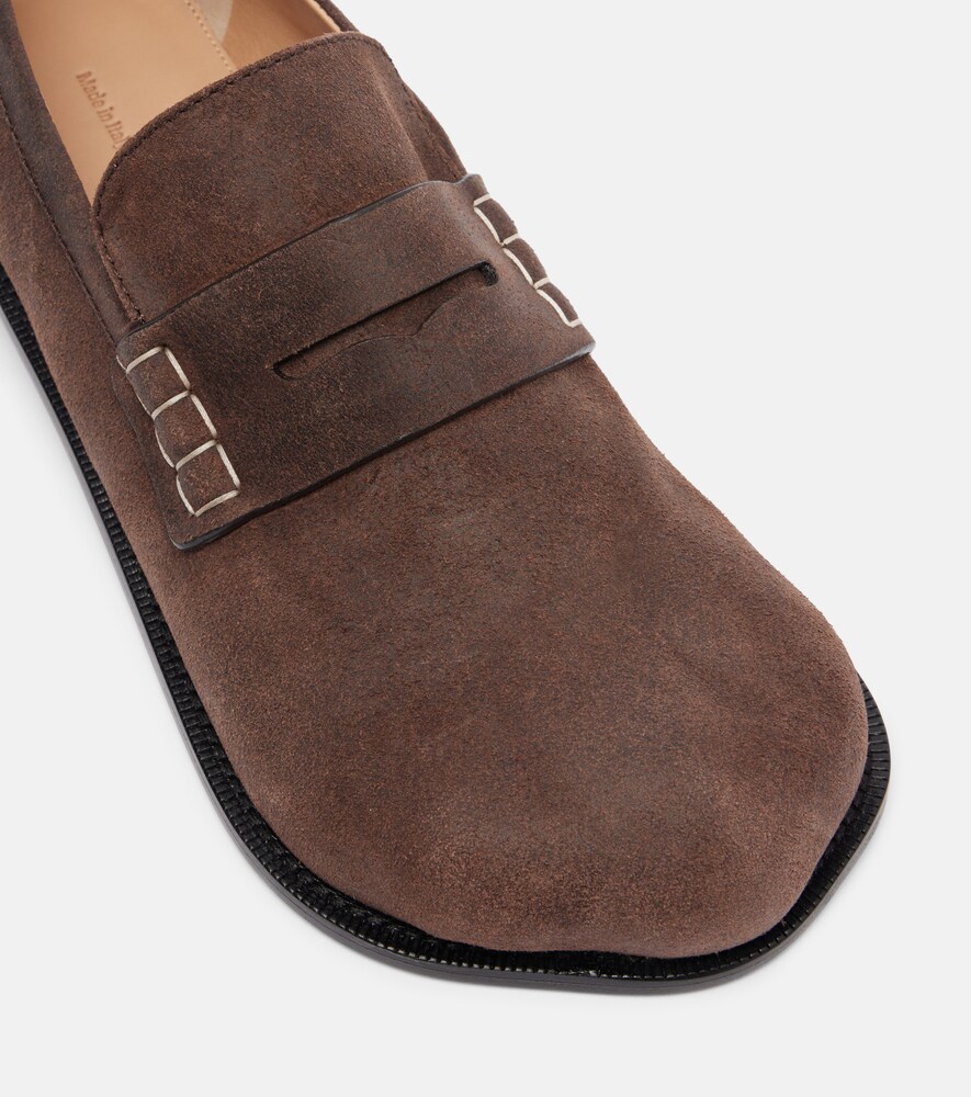 Jw Anderson Jw Anderson Paw Suede Penny Loafers 