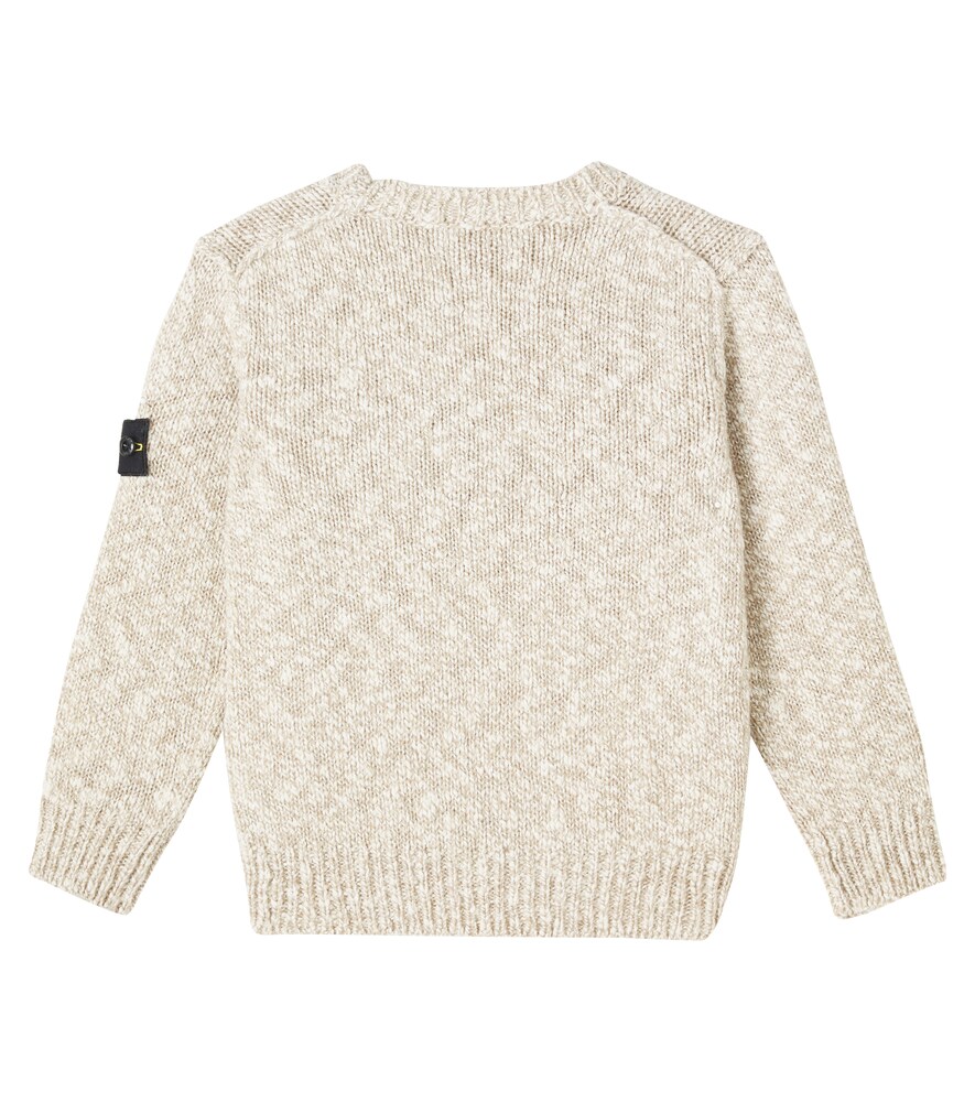  Stone Island Junior Stone Island Junior Compass Cotton-blend Sweater 