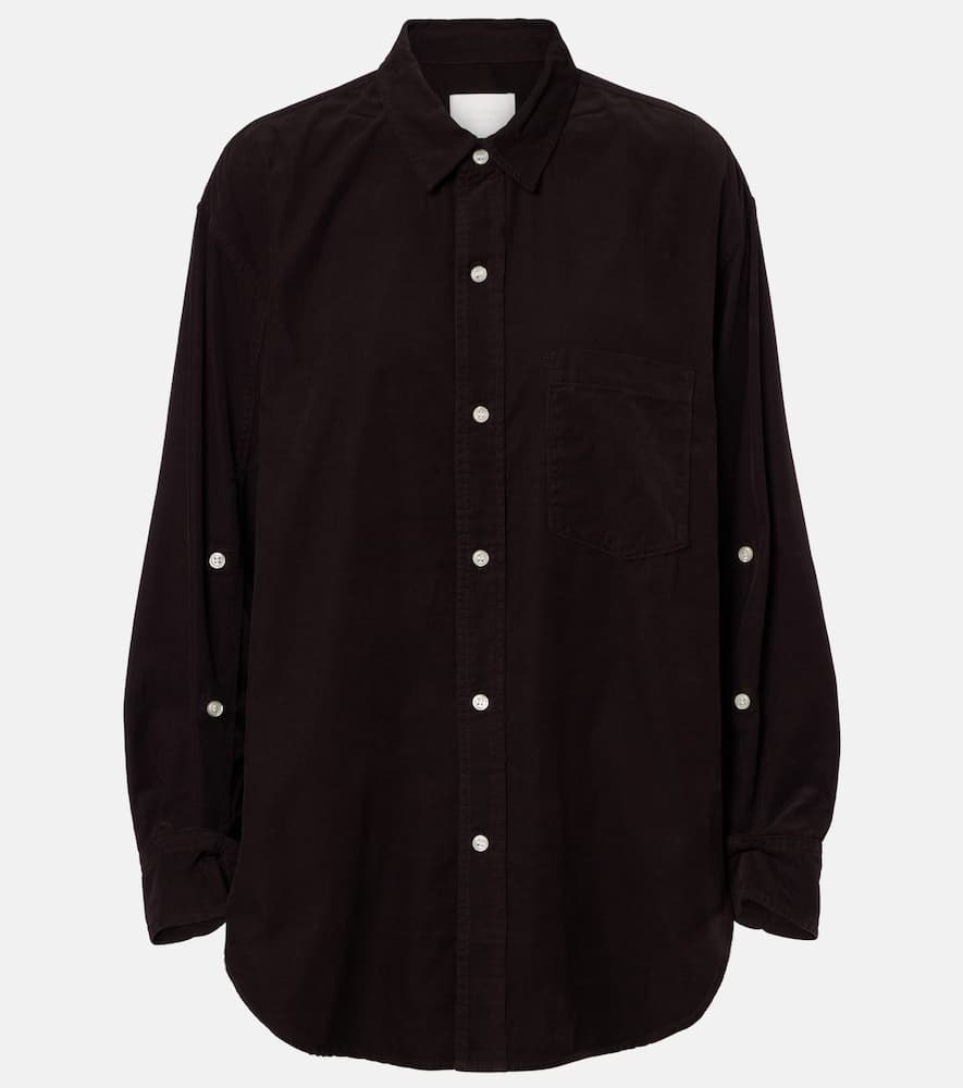 Citizen Of Humanity Oversized Cotton Corduroy Shirt In Brown