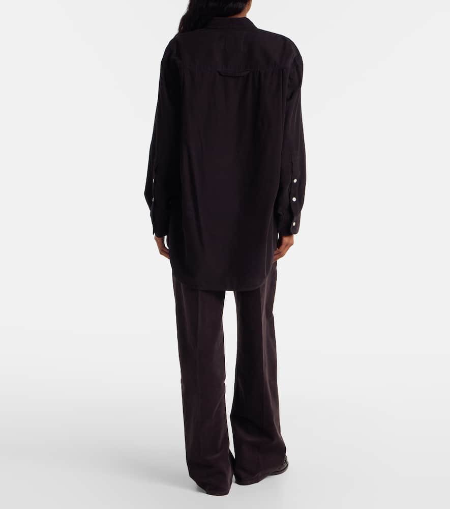 Citizen Of Humanity Oversized Cotton Corduroy Shirt In Brown
