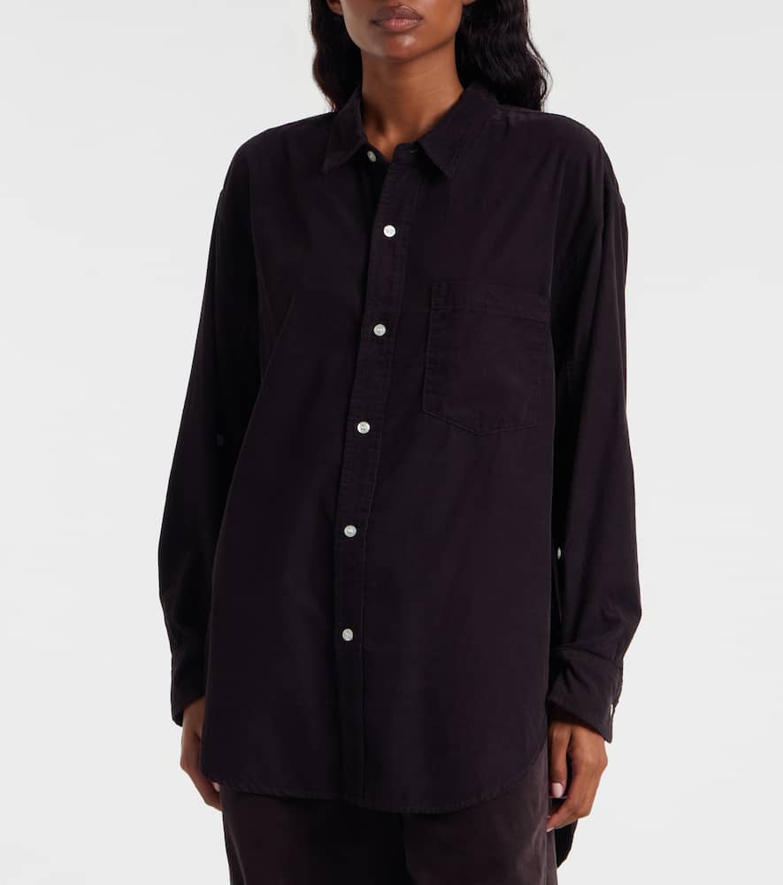 Citizen Of Humanity Oversized Cotton Corduroy Shirt In Brown