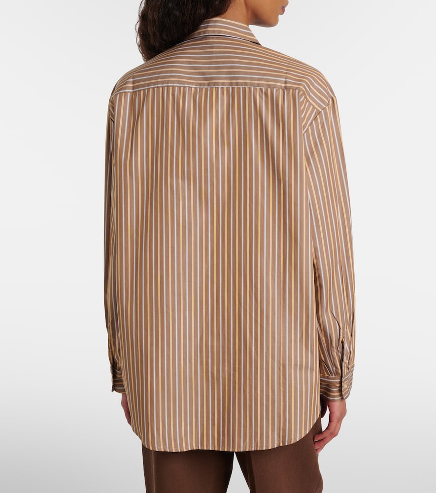  Leset Leset Yoshi Striped Cotton-blend Twill Shirt 