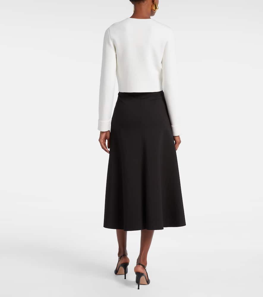 Dorothee Schumacher Sharp Ambition Wool-blend Jacket In White