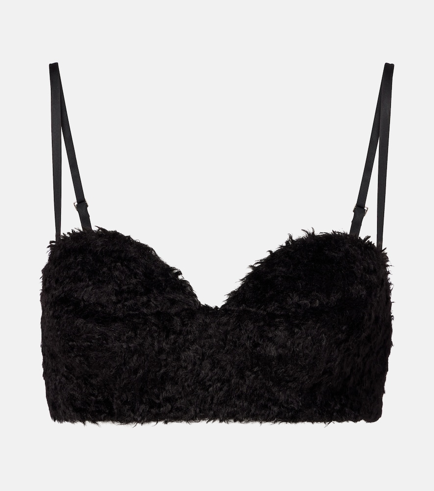 Givenchy Mohair-blend bra top
