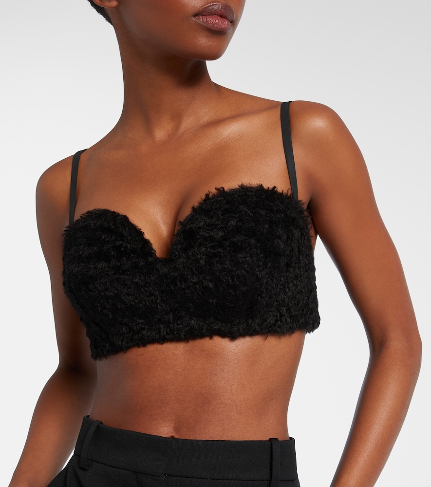  Givenchy Givenchy Mohair-blend Bra Top 