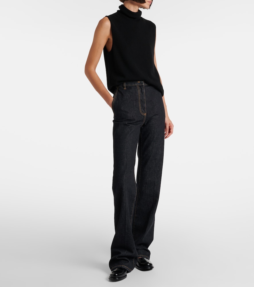 The Row Meritas cashmere turtleneck sweater