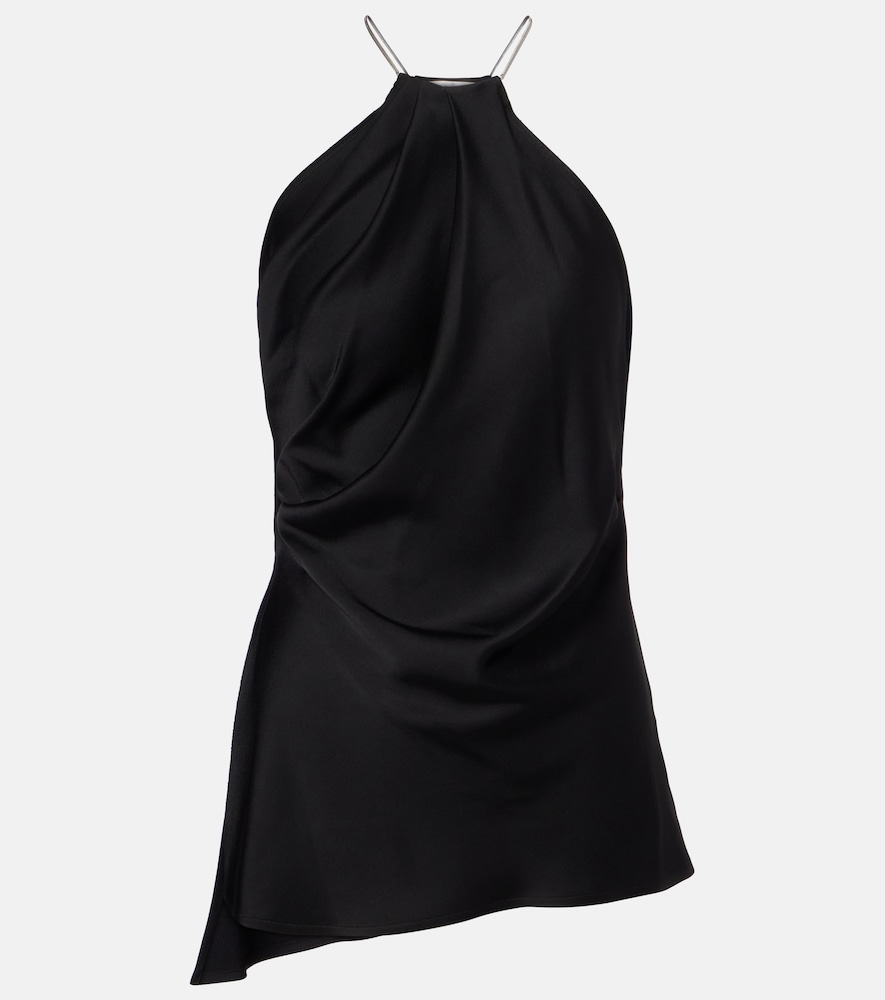 Victoria Beckham Draped satin top