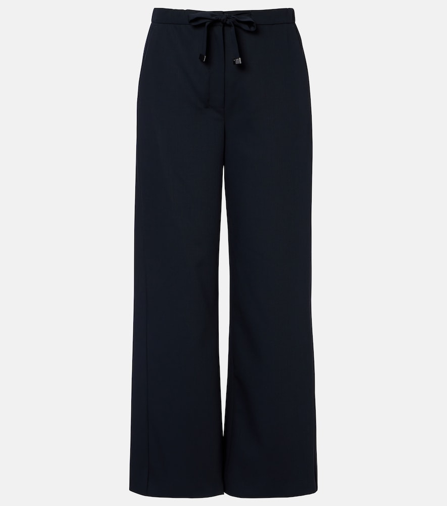 'S Max Mara Argenta virgin wool wide-leg pants