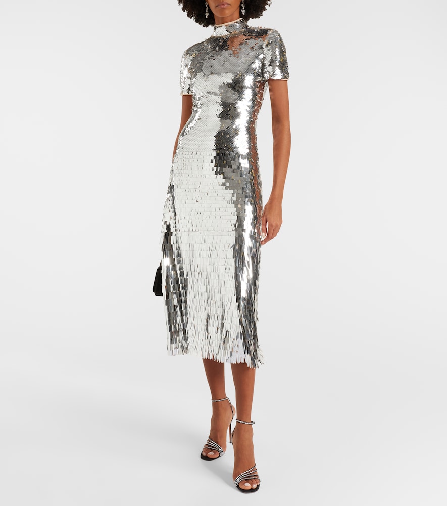 Sequined Midi Dress