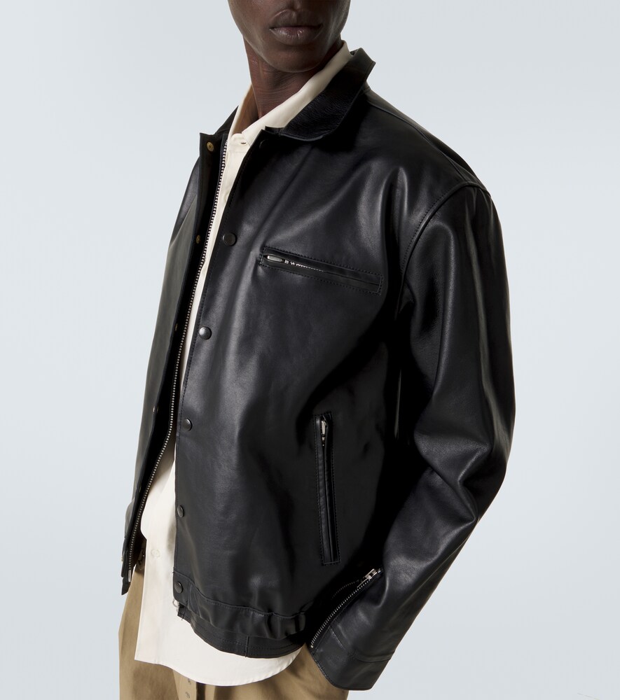  Sacai Sacai Leather Blouson Jacket 