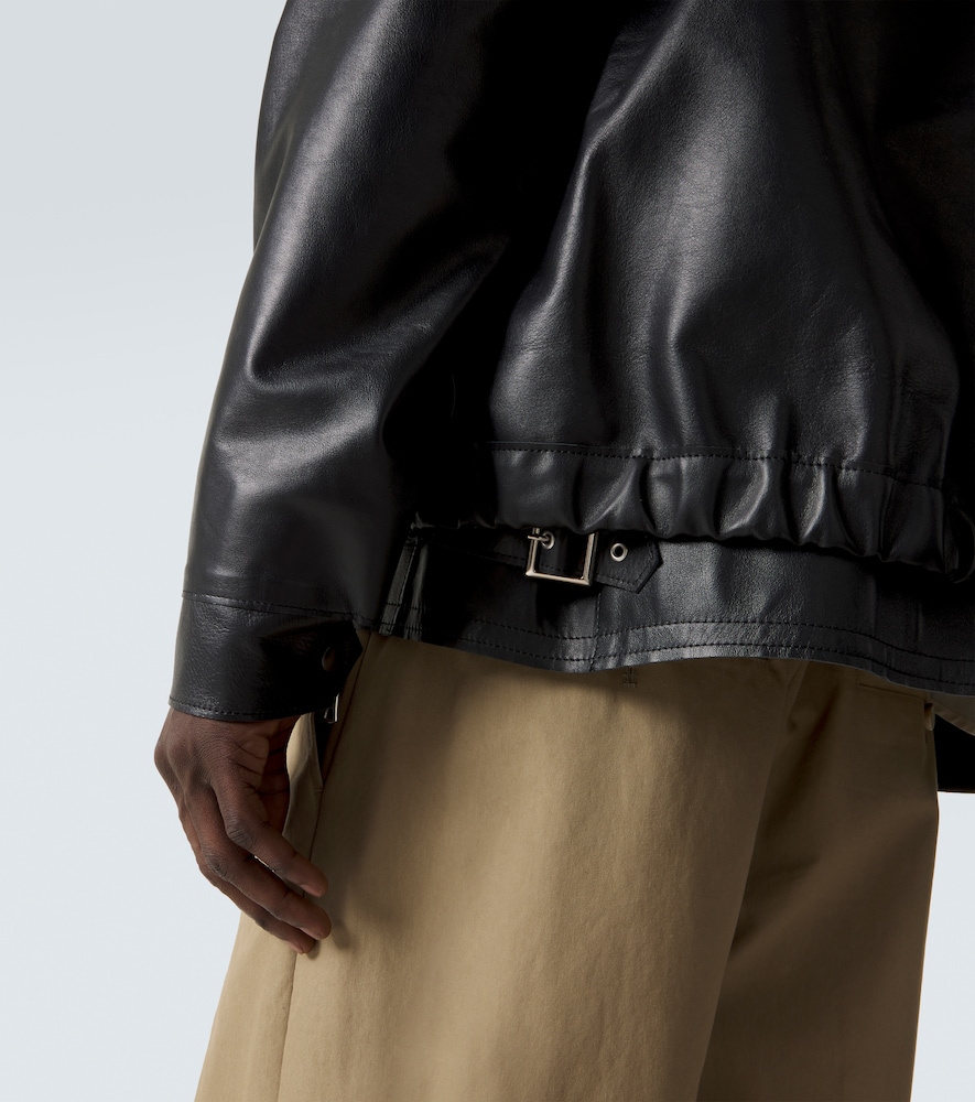 Sacai Sacai Leather Blouson Jacket 