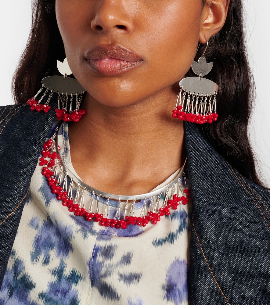 Beaded Drop Earrings