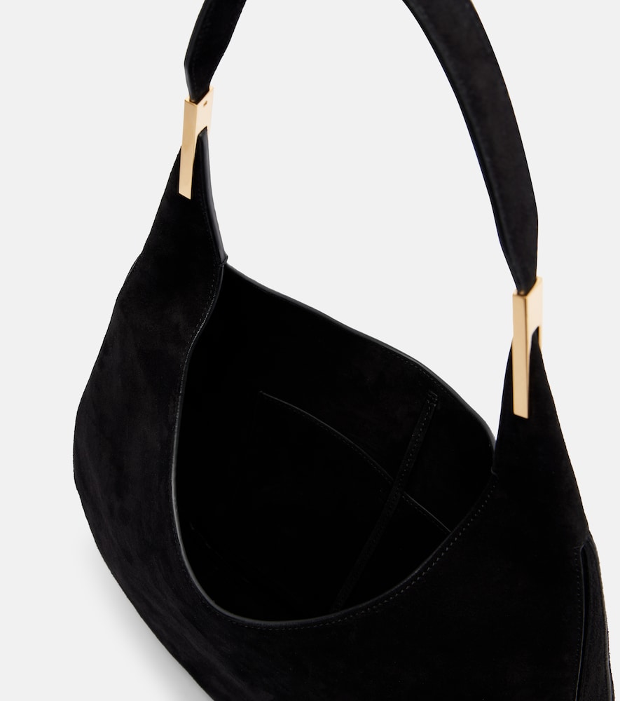  Savette Savette Schultertasche Florence Large Aus Veloursleder 