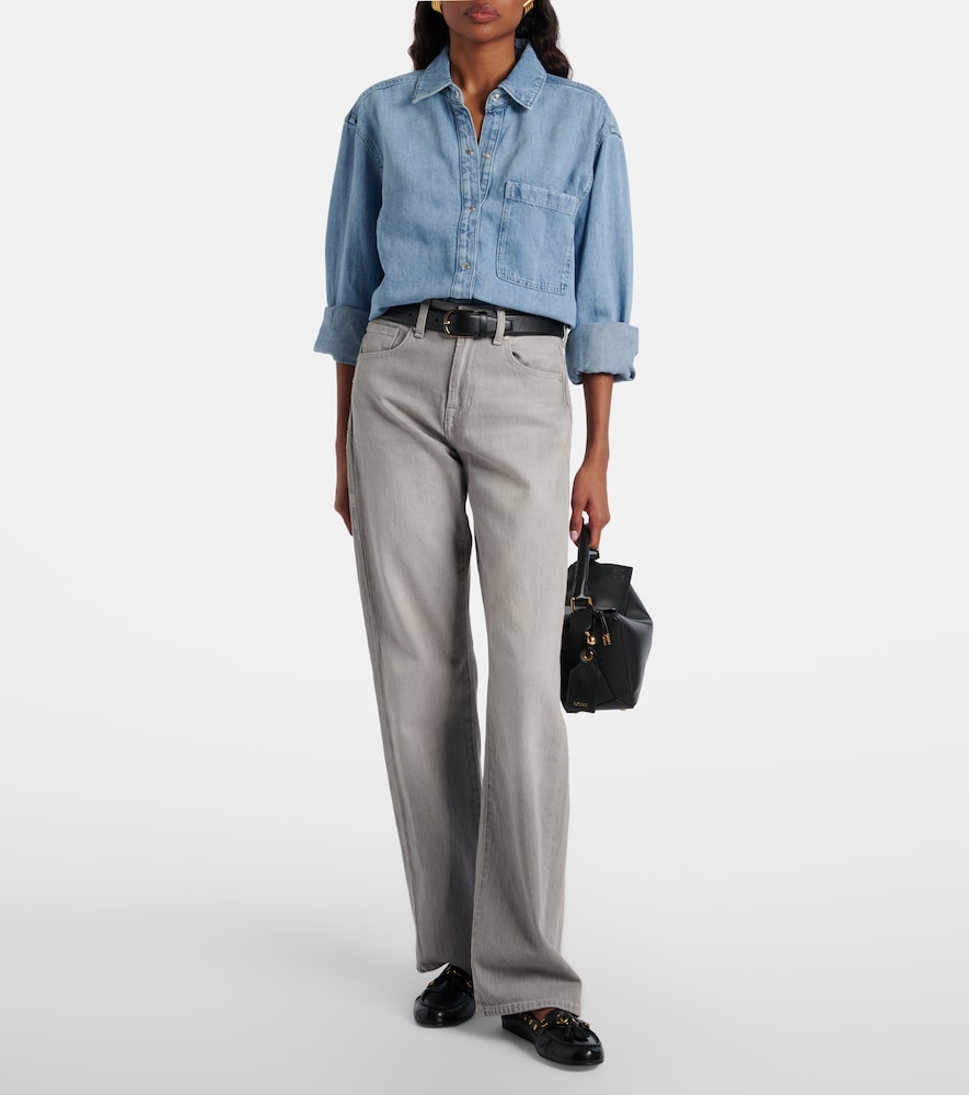  7 For All Mankind 7 For All Mankind Camisa Oversized Ivy De Denim 