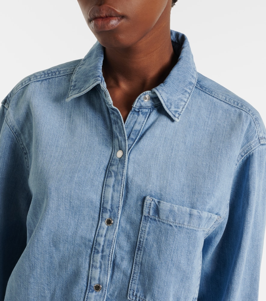  7 For All Mankind 7 For All Mankind Camisa Oversized Ivy De Denim 