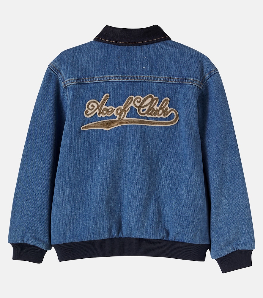  Bonpoint Bonpoint Bomberjacke Luken Aus Denim 