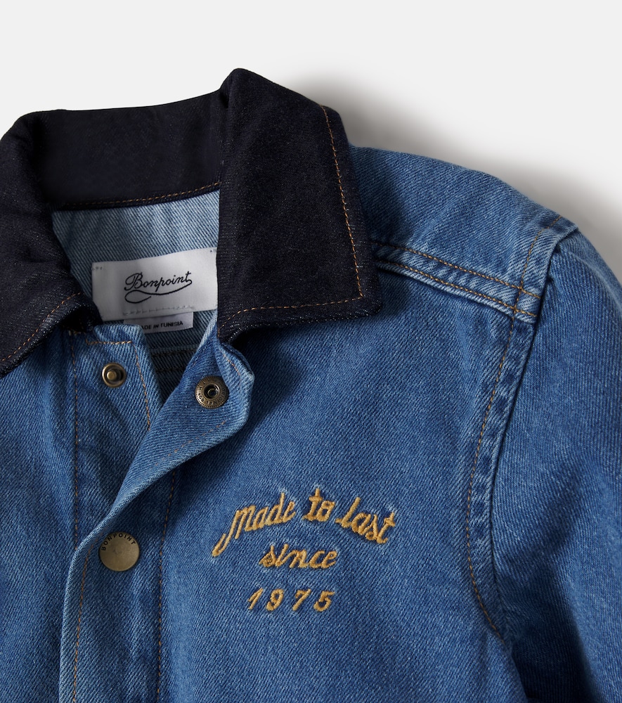 Bonpoint Bonpoint Bomberjacke Luken Aus Denim 