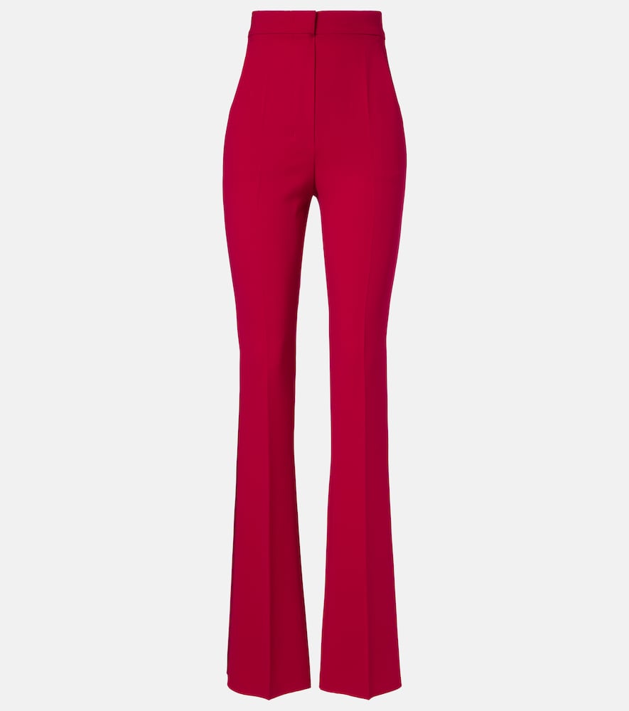 Max Mara Ecrine cady flared pants