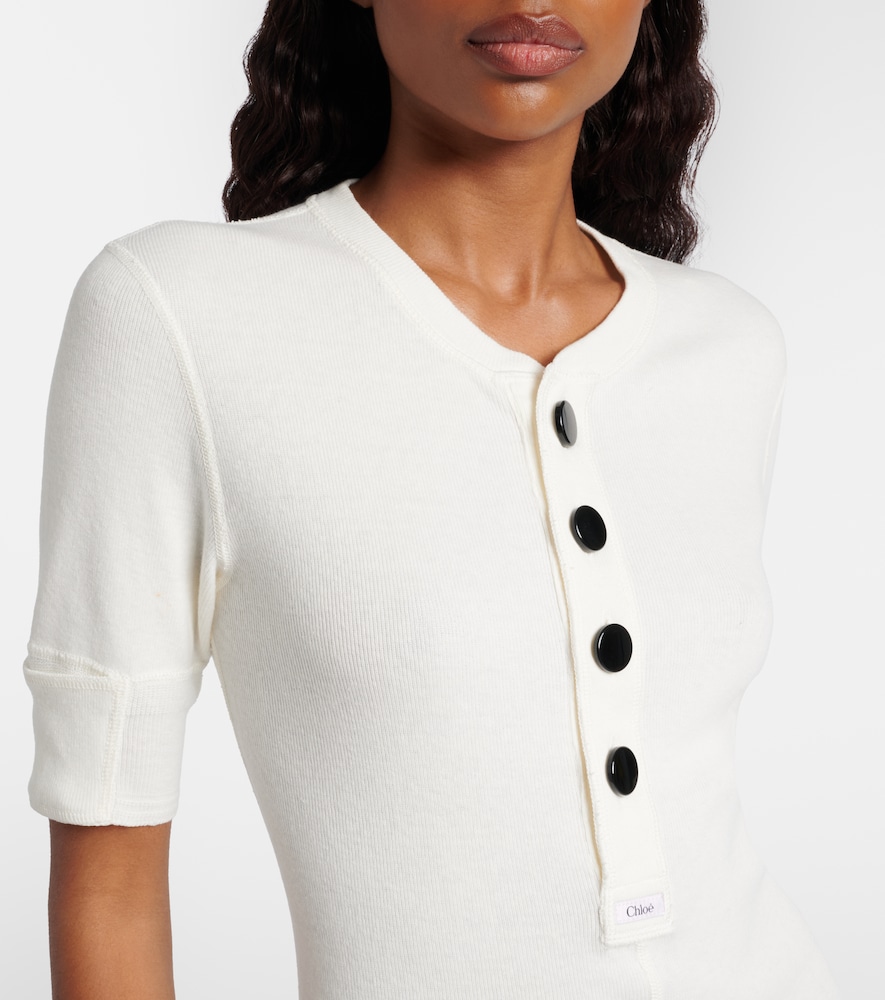  Chloe Chloé Minikleid Aus Baumwoll-jersey 