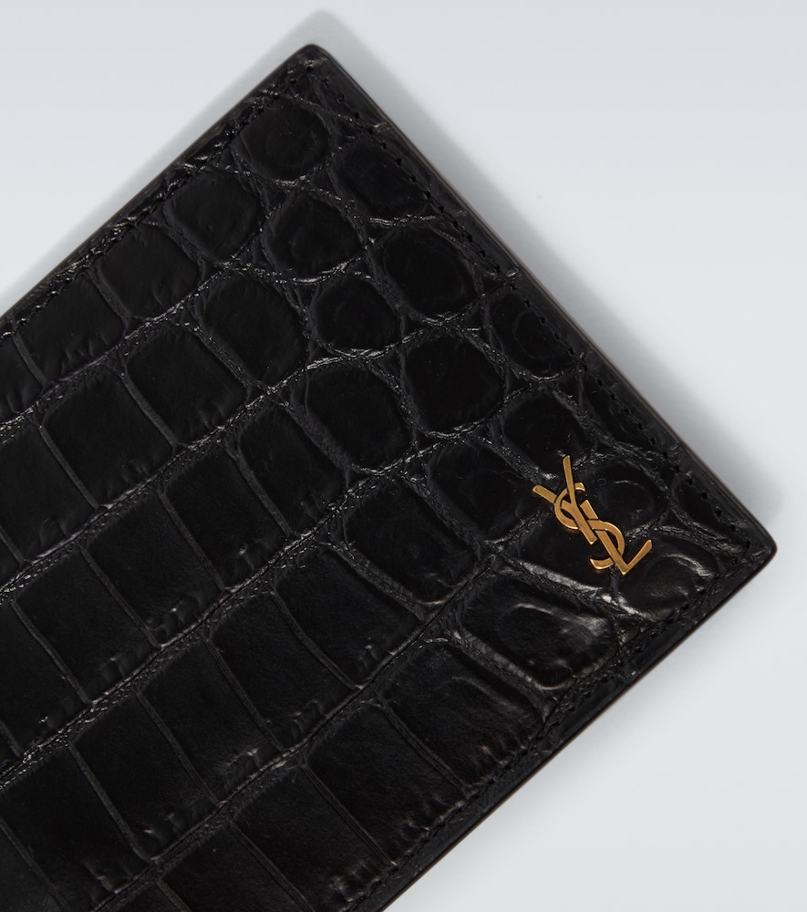 Tiny Cassandre Croc-Effect Wallet