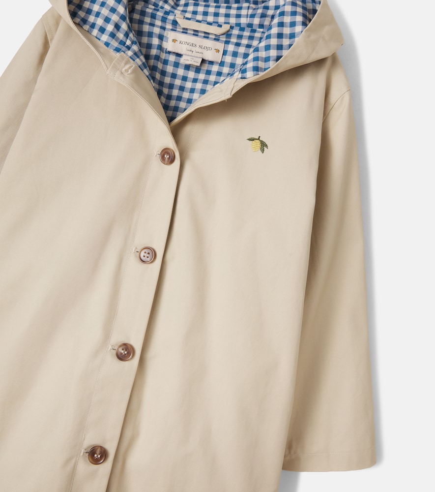  Konges Slojd Konges Slã¸jd Hooded Cotton Trench Coat 
