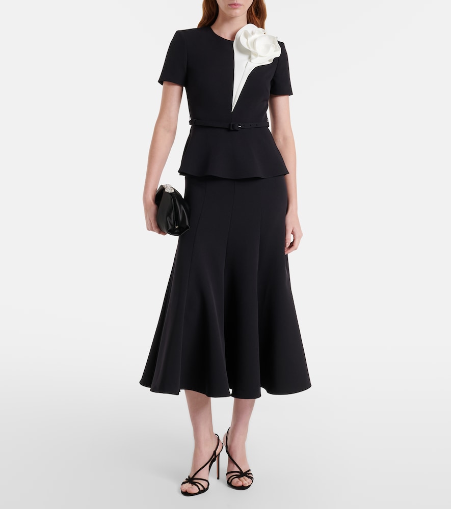  Roland Mouret Roland Mouret Midikleid Aus Crêpe 