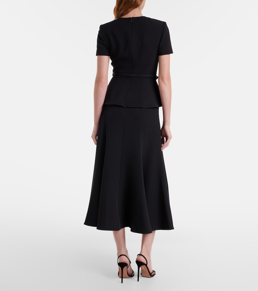  Roland Mouret Roland Mouret Midikleid Aus Crêpe 
