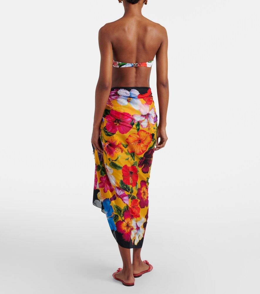  Dolce&gabbana Dolce&gabbana Pareo De Algodón Floral 