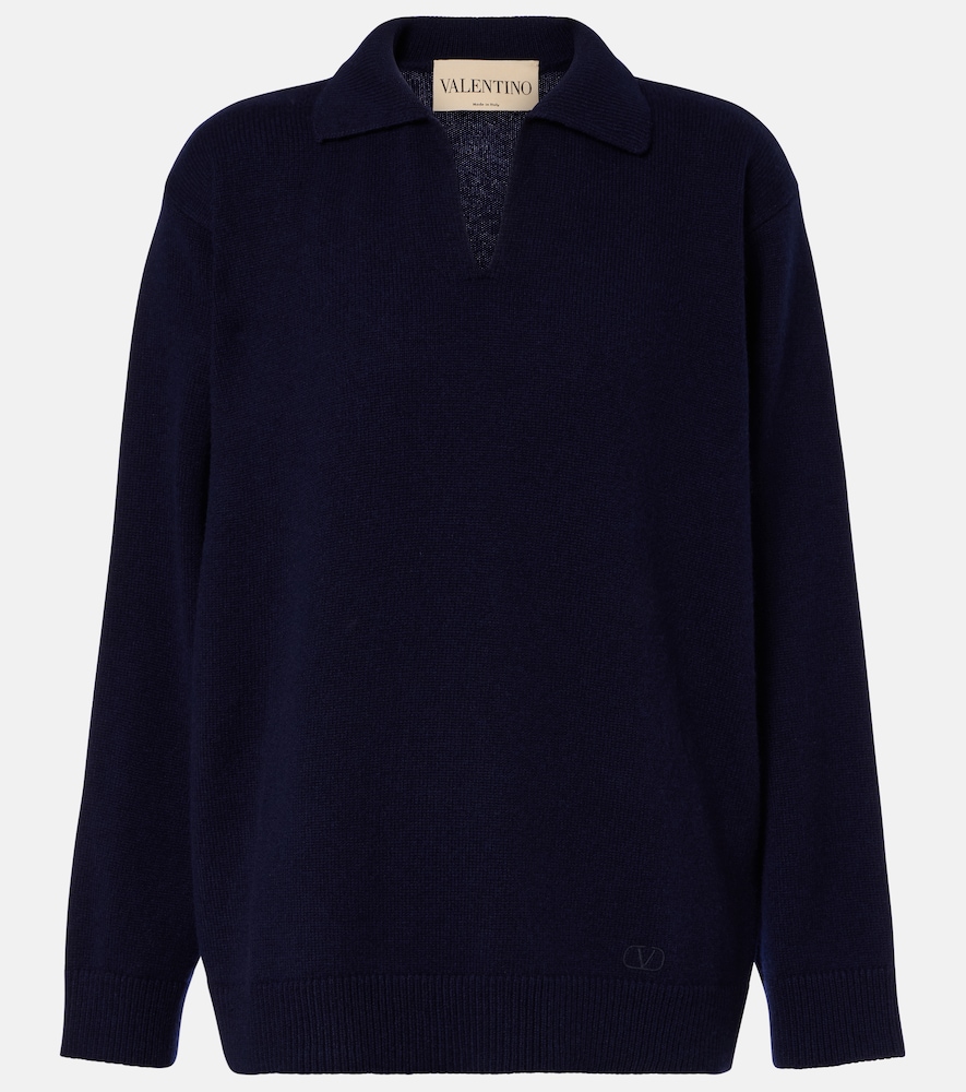 Valentino Cashmere polo sweater