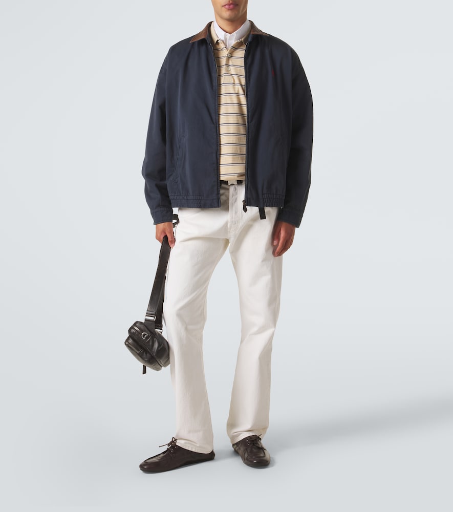  Prada Prada Blouson Aus Canvas Mit Leder 