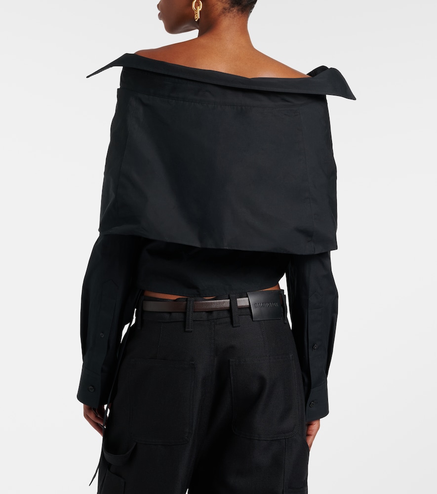 Off-Shoulder Cotton Top