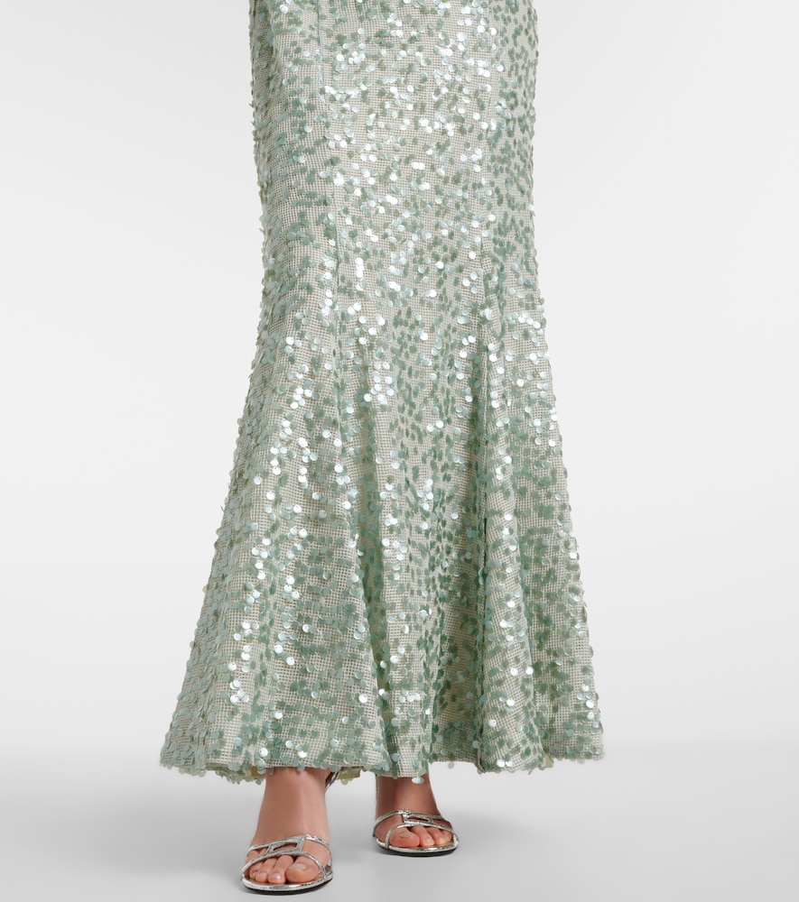  Simkhai Simkhai Zarena Sequined Gown 