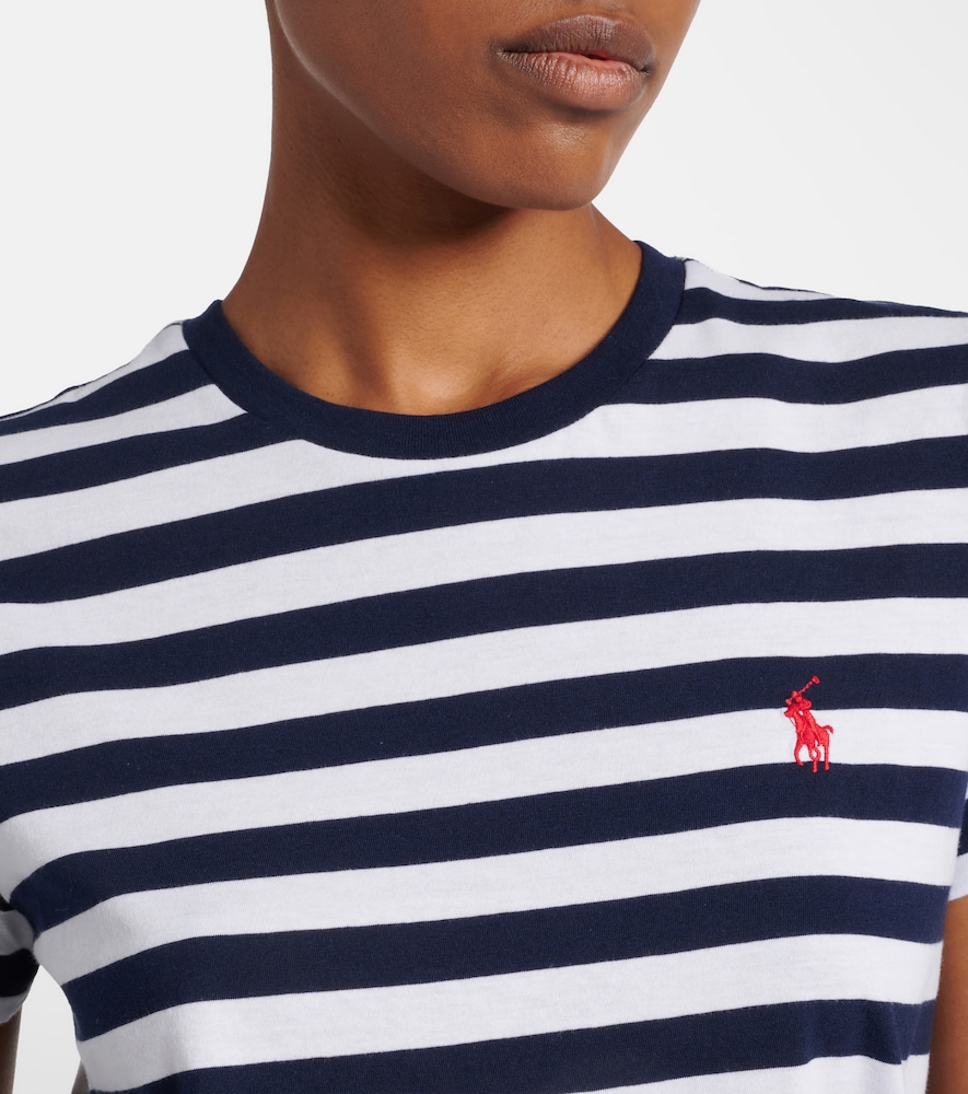 Polo Ralph Lauren Logo striped cotton jersey T-shirt | Thumbnail 4