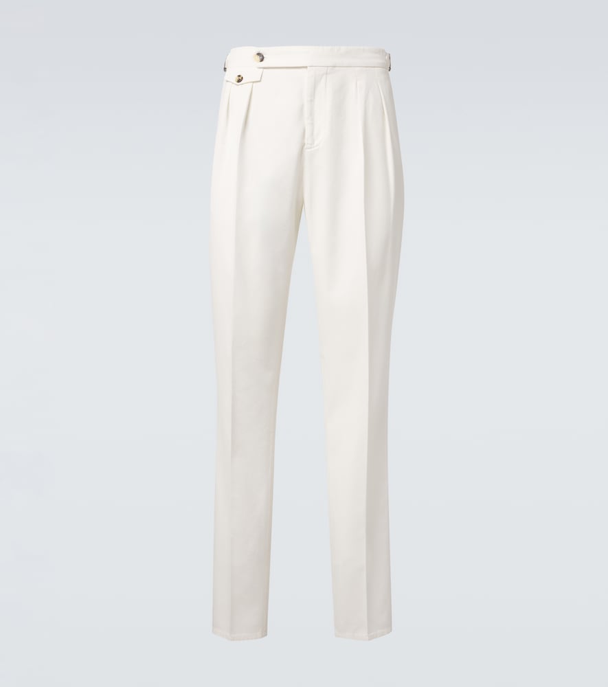 Brunello Cucinelli Men's White Cotton Slim Pants UK Size 36 - Mytheresa
