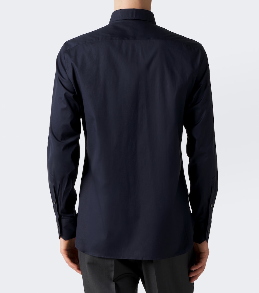 Cotton-Blend Poplin Shirt