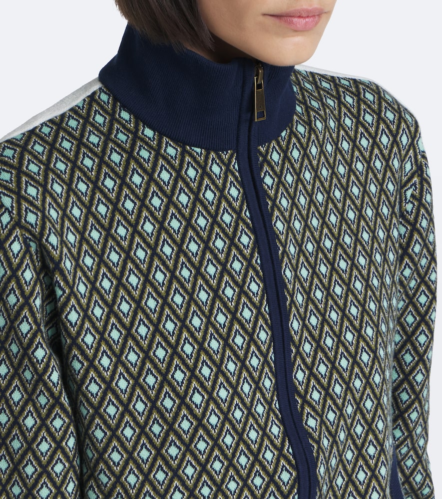 Viva Margot Knitted Cotton-Blend Sweatshirt