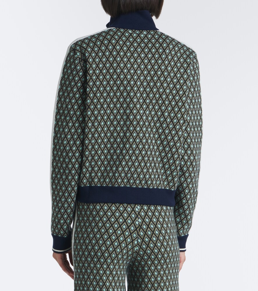 Viva Margot Knitted Cotton-Blend Sweatshirt