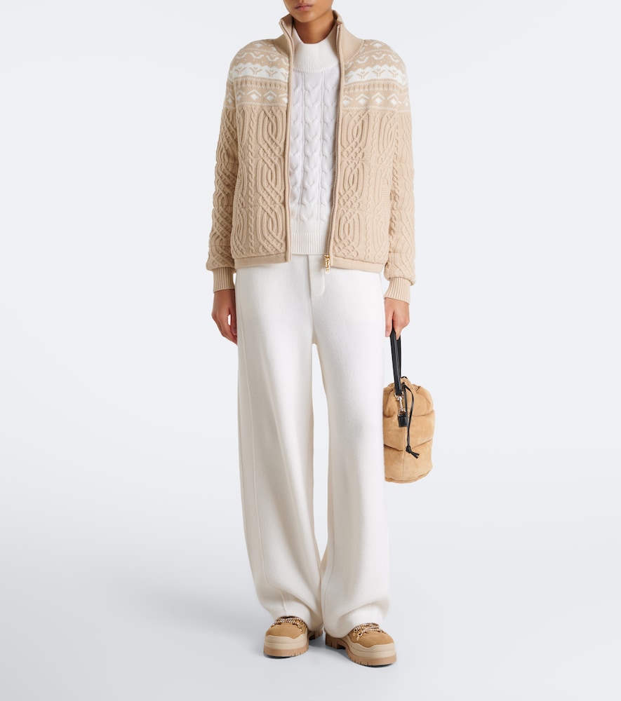Arosa Shearling-Trimmed Ankle Boots