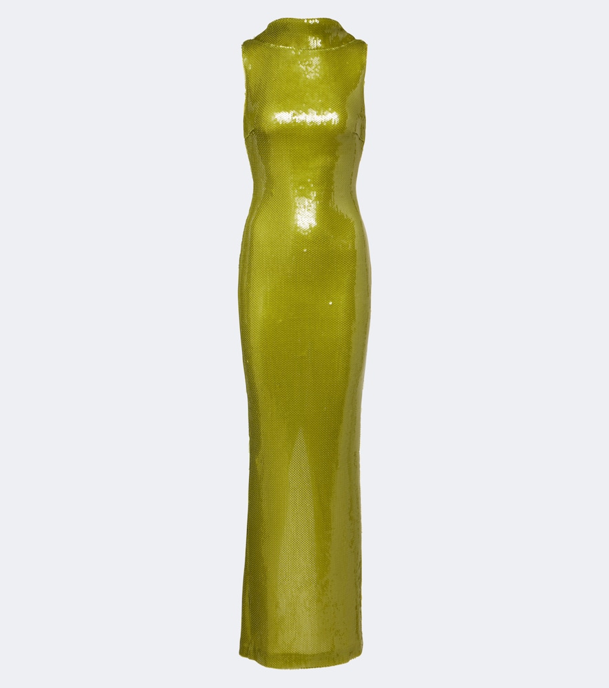 Retrofête Robe Liela mit Pailletten
