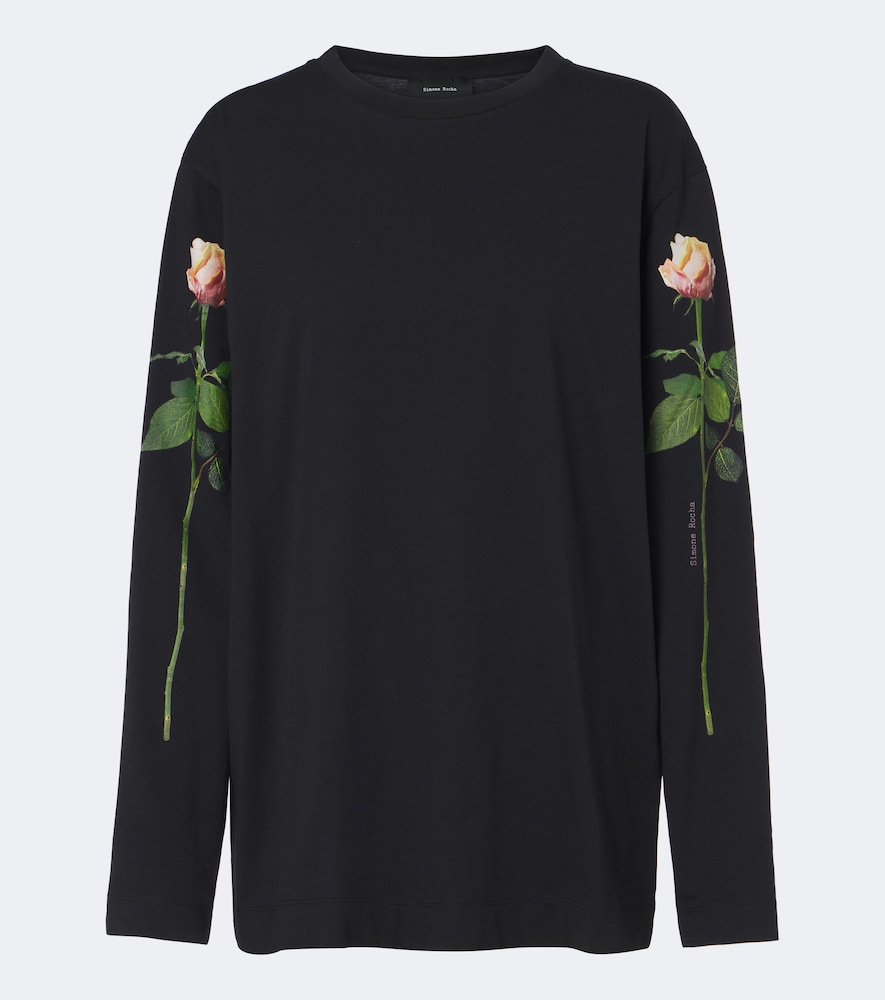 Floral Cotton Jersey T-Shirt