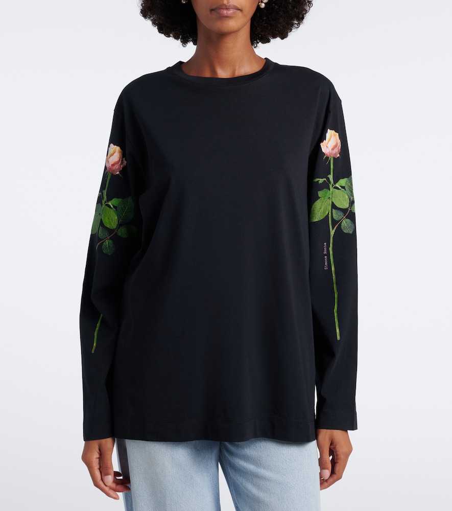 Floral Cotton Jersey T-Shirt