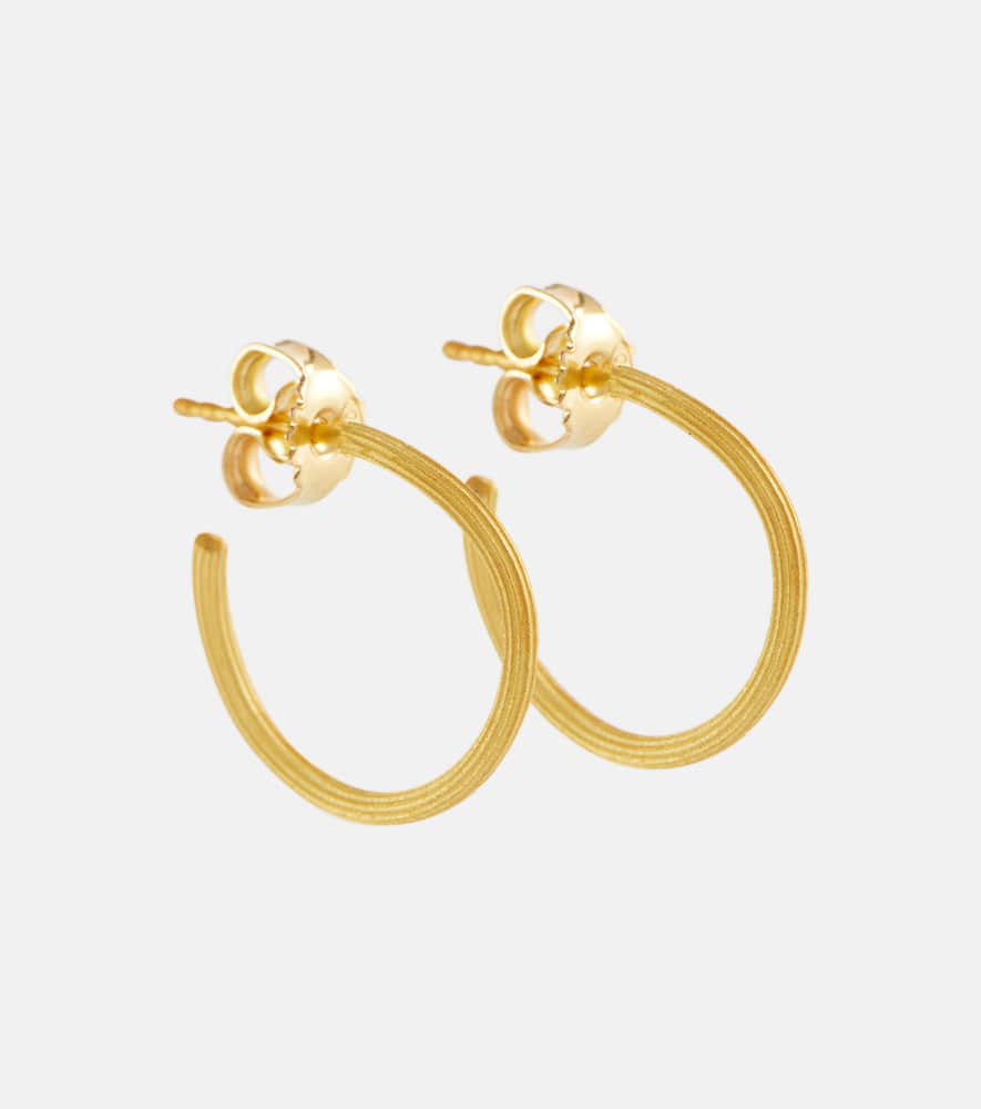 Elhanati String 18kt gold hoop earrings