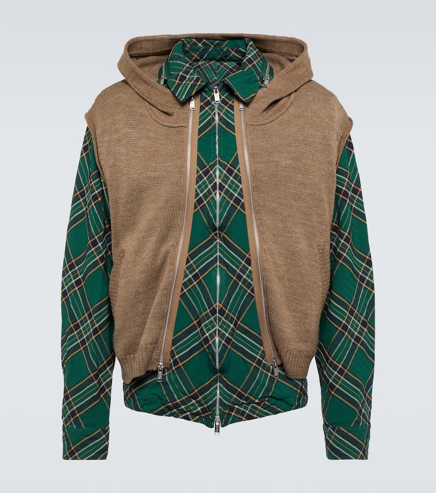 Undercover Layered blouson jacket