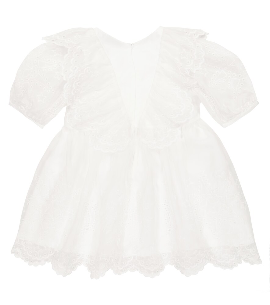  Stella Mccartney Kids Stella Mccartney Kids Baby Besticktes Kleid Aus Seide 