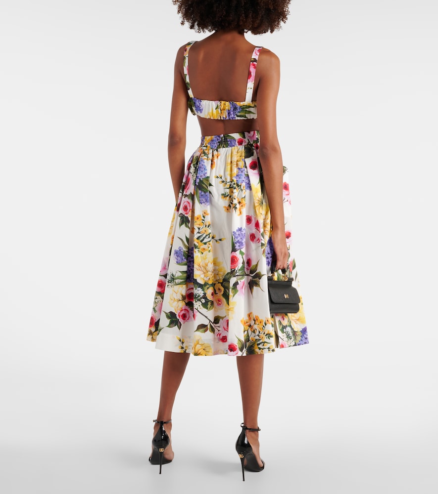  Dolce&gabbana Dolce&gabbana Bralette Aus Baumwollpopeline 