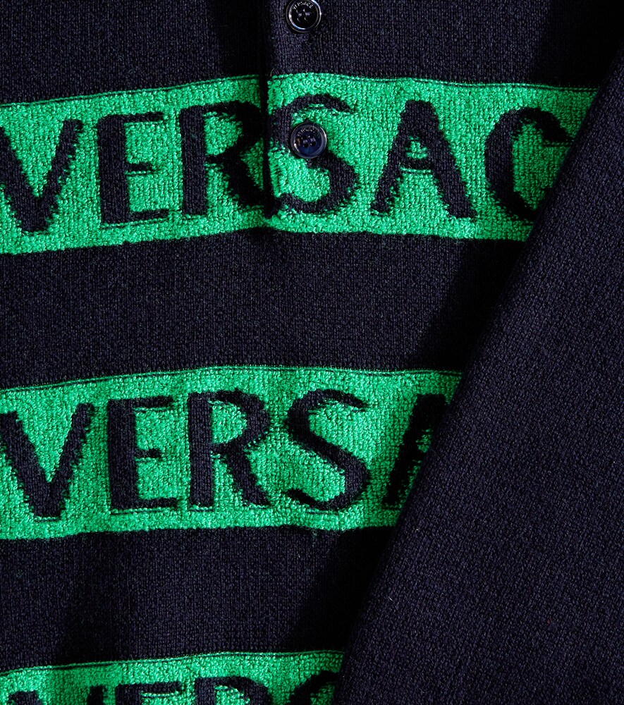  Versace Kids Versace Kids Polopullover Aus Wolle 