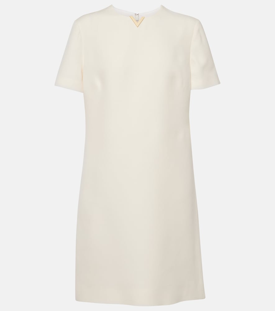 Valentino Women's White Crepe Couture Minidress UK Size 8 - Mytheresa